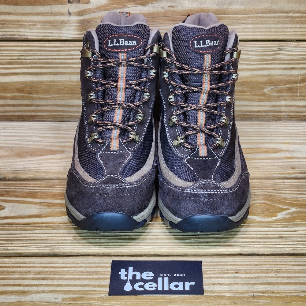 LLBean Womens 7.5 Hiking Boots Waterproof Primaloft Insulated Mid Lace Up Shoes - Picture 2 of 8